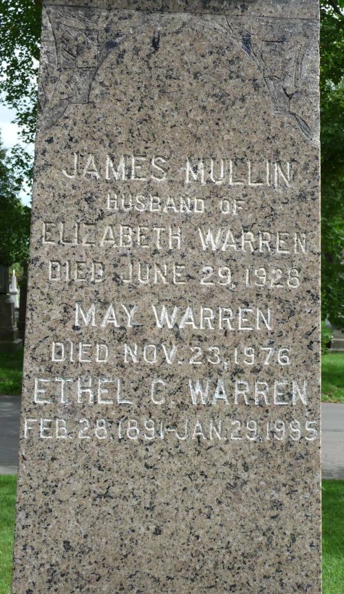 James M. Warren Headstone